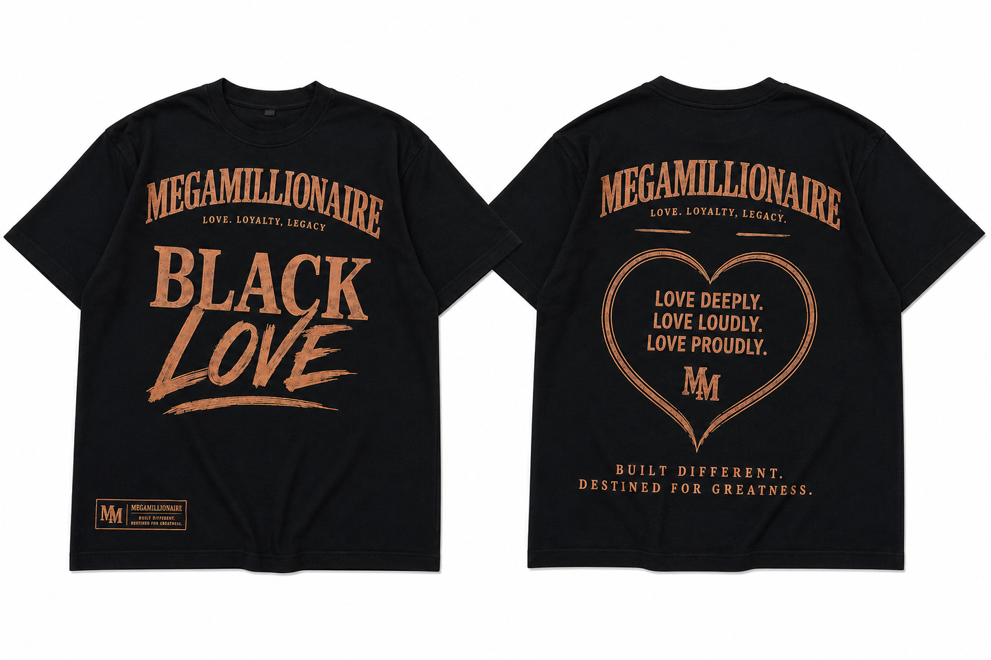Megamillionaire “Black Love” Heavyweight Tee